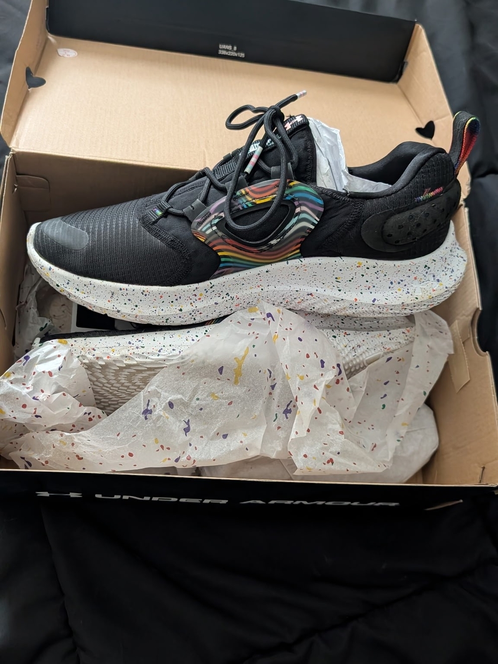 Under Armour Pride Shoes. Original Box And Stickers. 10.5 M 12.5 W